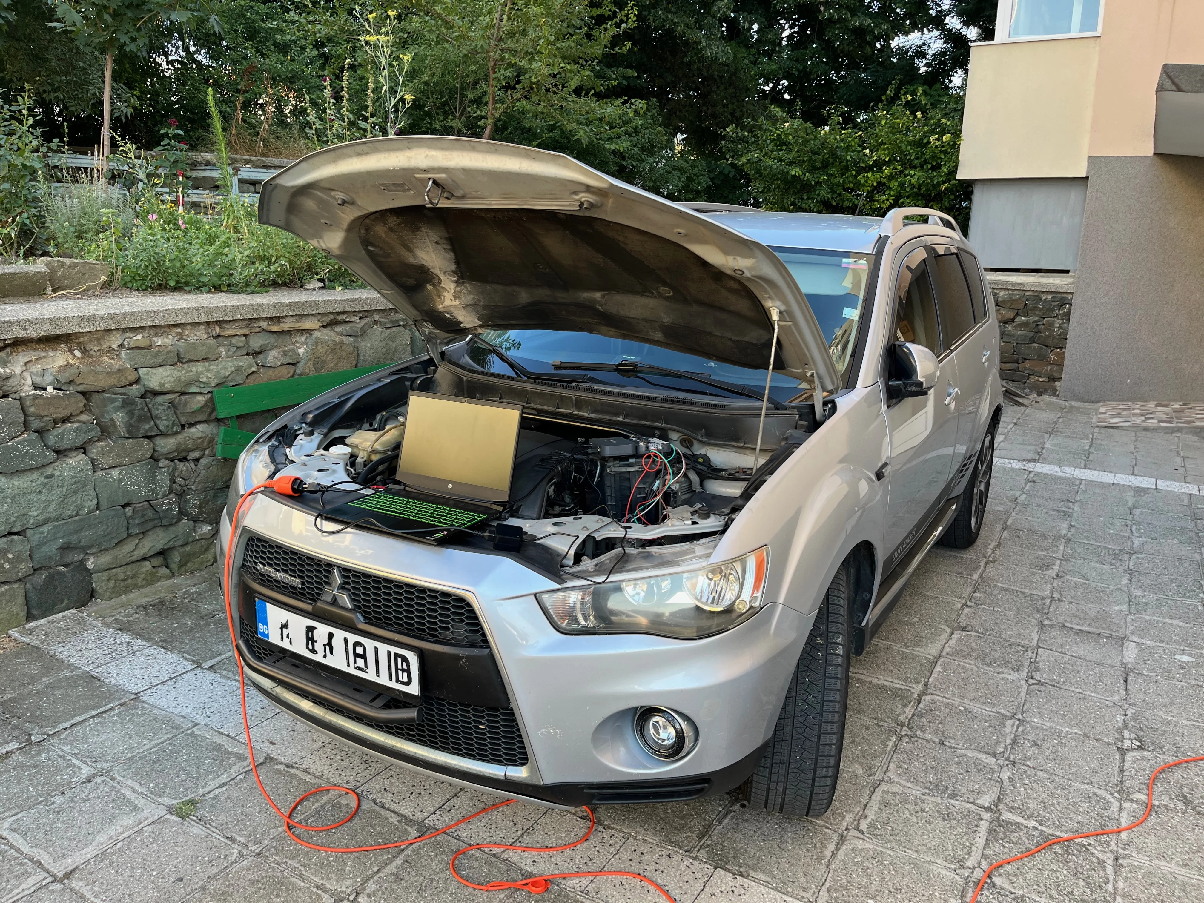 Mitsubishi Outlander автодиагностика Apostolov Tuning